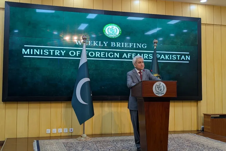 Pakistan To Continue With Iran-US Mediation 2 Tahir Andrabi presser 1775126558
