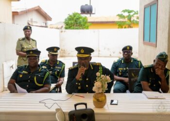 Comptroller-General of Immigration (CGI), Samuel Basintale Amadu.