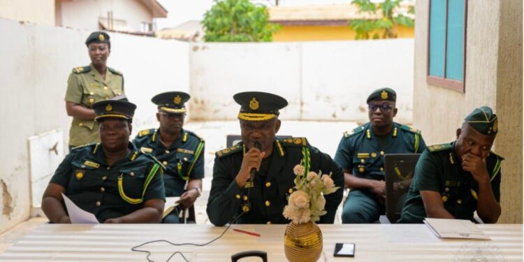 Comptroller-General of Immigration (CGI), Samuel Basintale Amadu.