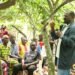 Frank Annoh-Dompreh engages cocoa farmers