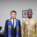 Hon. Muntaka Mubarak, Minister for Interior, with China's Ambassador to Ghana, H.E. Cong Song
