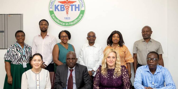 Management of Korle Bu Teaching Hospital and the delegation from the Cleveland Clinic