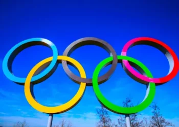 Official logo for the 2028 Olympic Games in Los Angeles