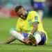 Neymar Jr labours in pain
