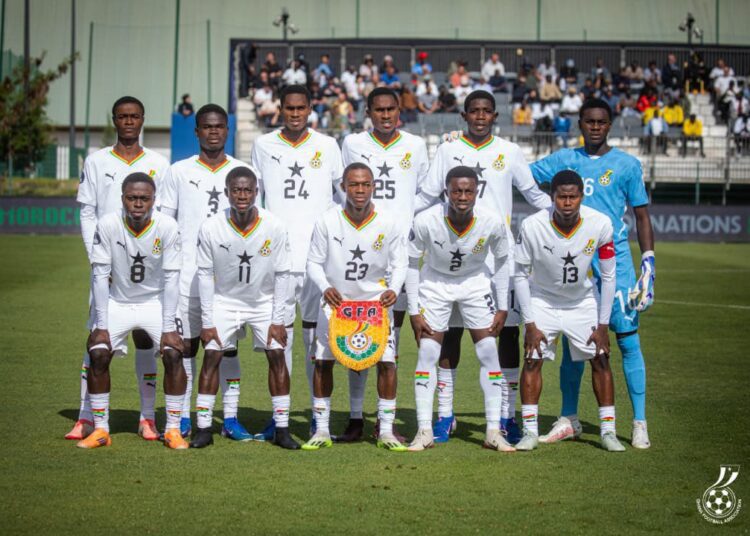 Black Starlets Miss World Cup Chance After Falling To Uganda 1 Black Starlets team pose for a pre-match photo