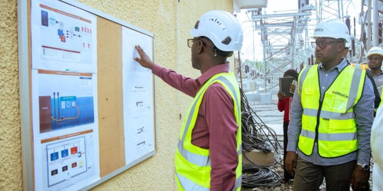 Energy Minister at Akosombo substation