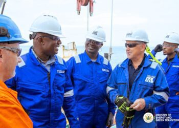 Energy Minister Inspects Strategic TEN Fields, Assures Continued Gov’t Investments 9 Hon. John Abdulai Jinapor, Minister for Energy and Green Transition at TEN Fields