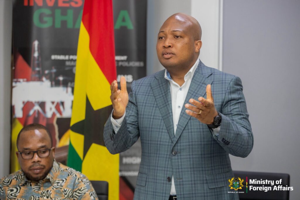 Ghana Welcomes First Evacuees from South Africa with Reintegration Support 3 Scene from Ghana’s Minister for Foreign Affairs, Hon. Samuel Okudzeto Ablakwa's engagements with Ghanaians in South Africa