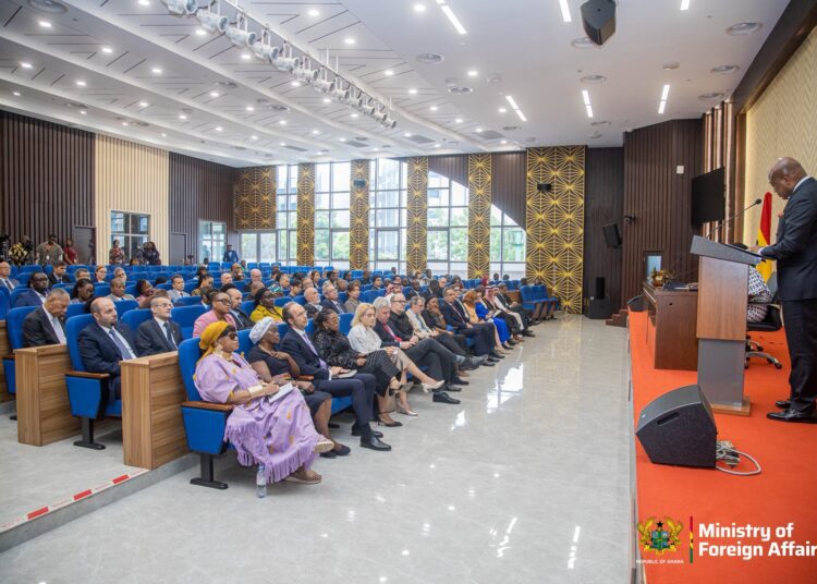 Ghana Deepens Diplomatic Engagement on Reparative Justice Agenda 1 Hon. Samuel Okudzeto Ablakwa, Minister for Foreign Affairs leading Ghana's engagement with the diplomatic corps