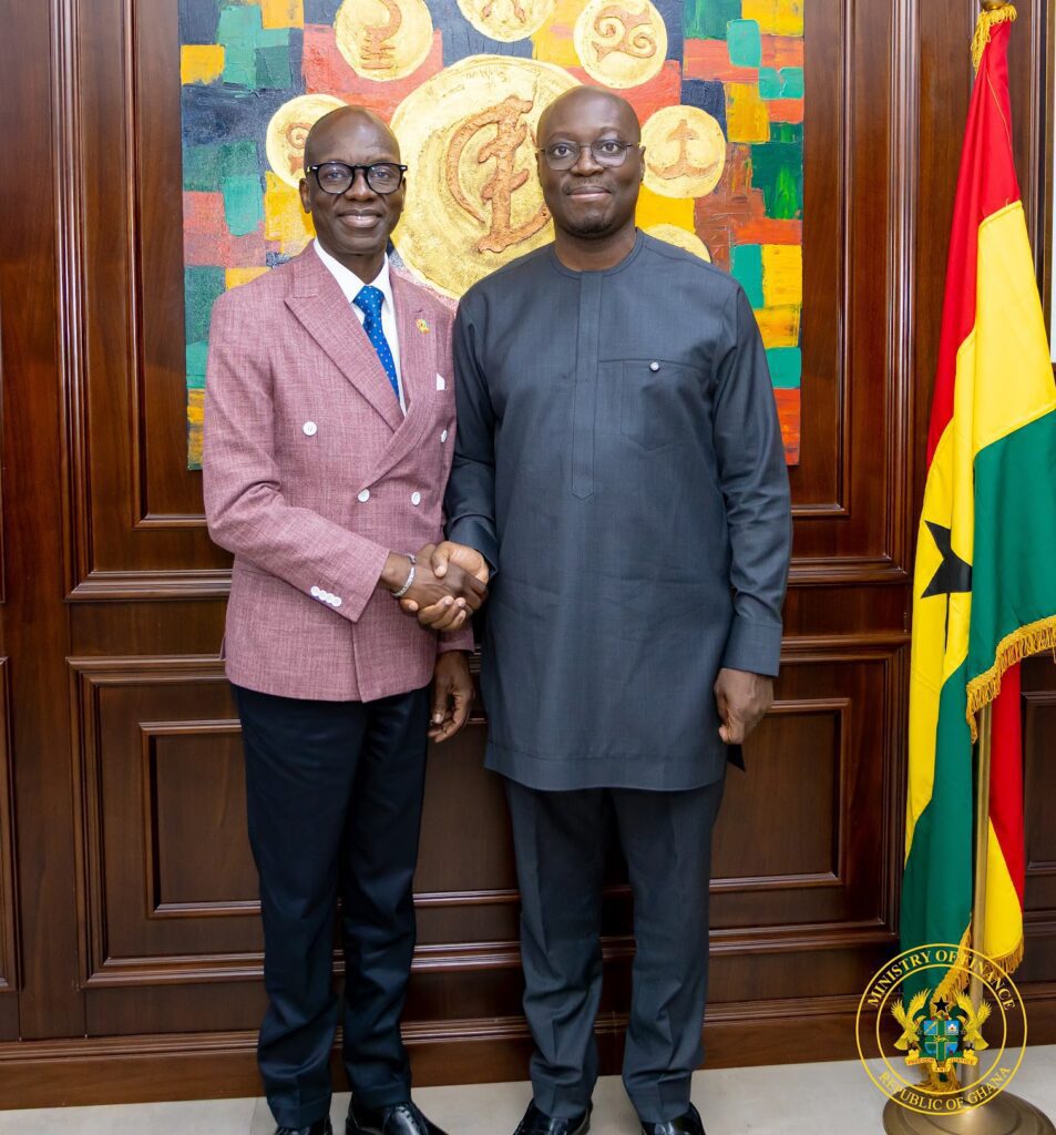 Ato Forson with WHO Africa Director 2