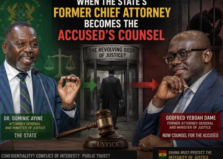 When the State's Former Chief Attorney Becomes the Accused's Counsel: Ghana Must Shut the Revolving Door 1 Ayine aand Dame