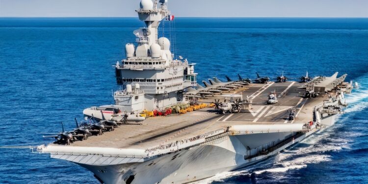 French Aircraft Carrier Group En Route To South Of Red Sea 1 Charles de Gaulle Aircraft Carrier 1