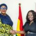 Ghana Gas, Free Zones Strengthen Strategic Business-Energy Partnership 13 Dr. Mary Awusi, GFZA CEO, with Ms. Judith Adjoba Blay, GNGLC CEO