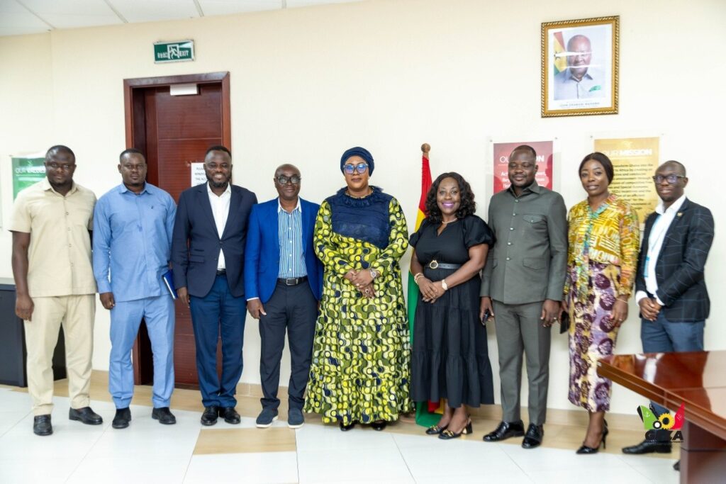 Dr. Mary Awusi GFZA CEO with Ms. Judith Adjoba Blay GNGLC CEO and Representatives