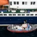 The evacuation boat alongside the MV Hondius