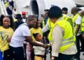 South Africa Evacuation Cost Ghana GH¢49.7 Million, Fully Paid 9 Vice President Professor Jane Naana OPoku-Agyemang joined other government officials to welcome some nationals from South Africa at the Accra International Airport