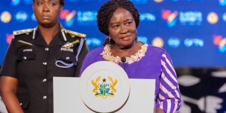 Vice President Unveils 100 Buses To Transform Public Transport 1 Her Excellency, Professor Jane Naana Opoku Agyeman - Vice President Of Ghana