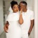 Anita Akuffo and to be husband in a pre-wedding photoshoot