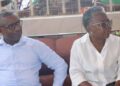 Hon. Emelia Arthur, Minister for Fisheries and Aquaculture Development, and Hon. John Abu Jinapor, Minister for Energy and Green Transition at Buipe