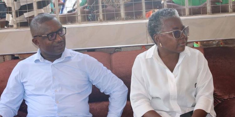 Fisheries-Energy Partnership Targets Fuel Stability in Savannah Region 1 Hon. Emelia Arthur, Minister for Fisheries and Aquaculture Development, and Hon. John Abu Jinapor, Minister for Energy and Green Transition at Buipe