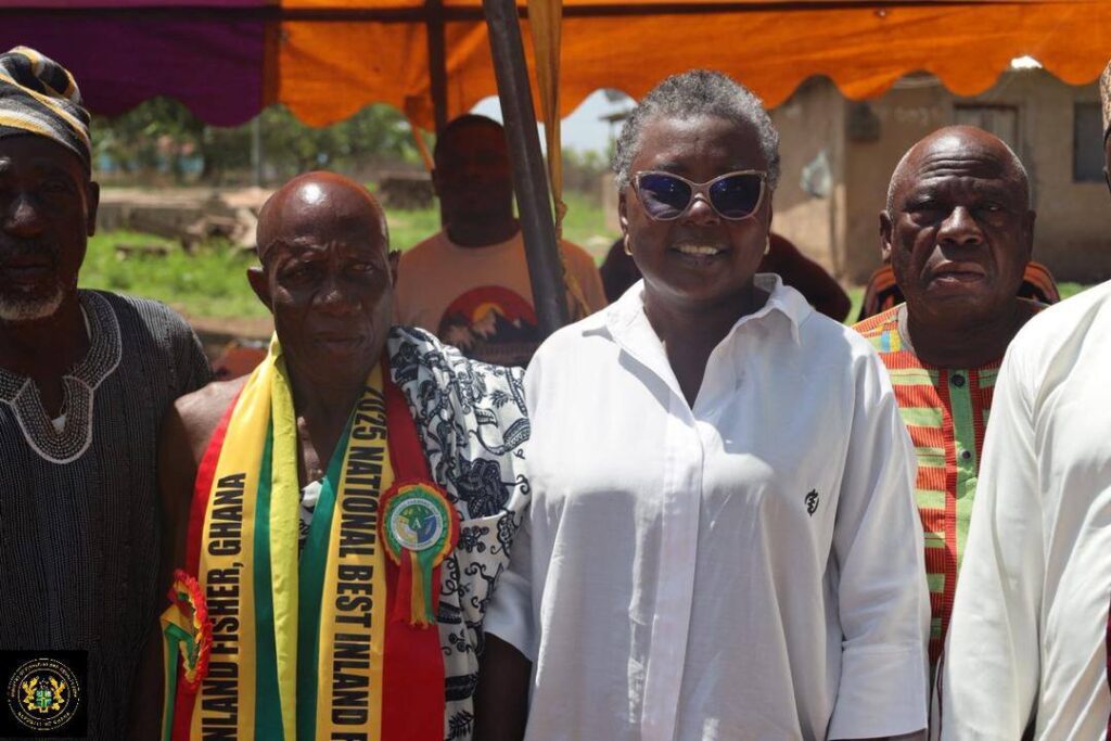 Fisheries-Energy Partnership Targets Fuel Stability in Savannah Region 4 Hon. Emelia Arthur Minister for Fisheries and Aquaculture Development at Buipe
