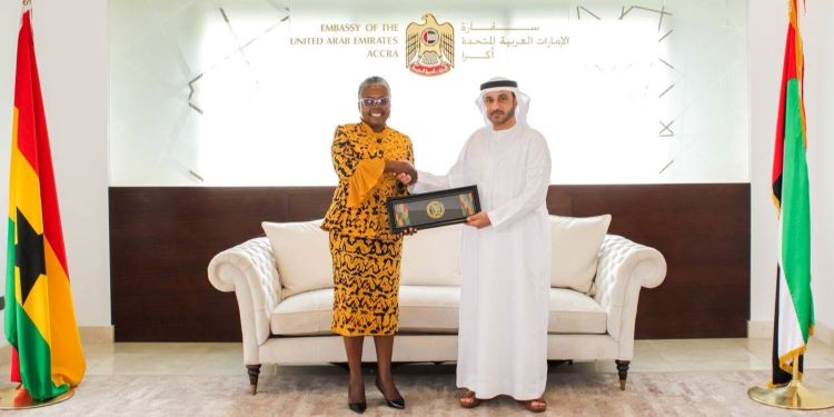 Ghana, UAE Forge Capital Partnership To Modernize Fisheries Sector 1 Hon. Emelia Arthur, Minister for Fisheries and Aquaculture, with H.E. Dr. Abdulla Al Mandoos, UAE Ambassador to Ghana