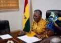 Hon. Emelia Arthur, Minister for Fisheries and Aquaculture, with Sector Stakeholders