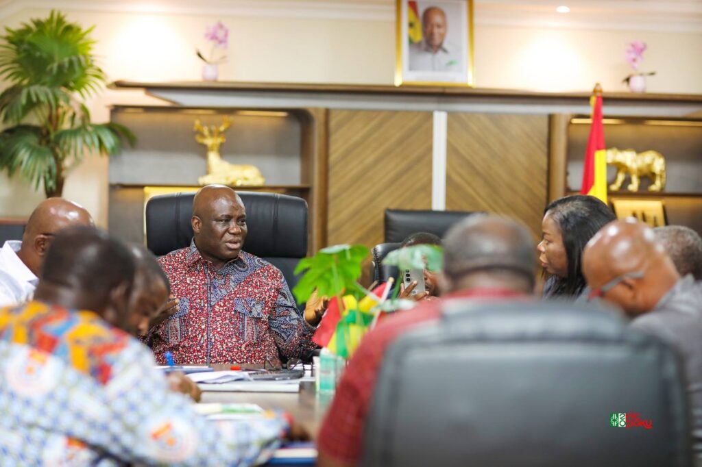 Molecular Science Drives MoFA’s New Agribusiness Value Chain 3 Hon. Eric Opoku Minister for Food and Agriculture With UCC Delegation 3