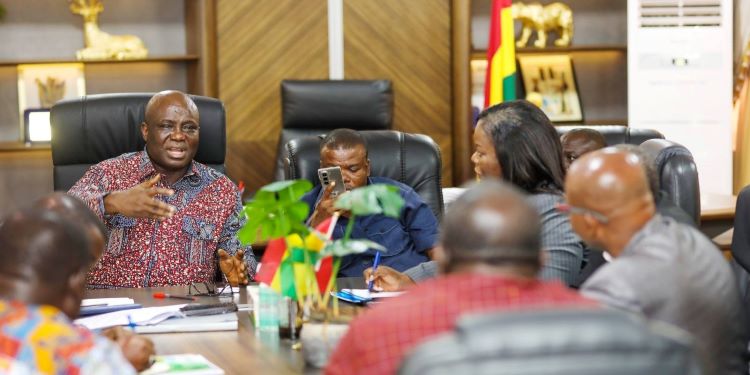 Molecular Science Drives MoFA’s New Agribusiness Value Chain 1 Hon. Eric Opoku, Minister for Food and Agriculture, With UCC Delegation