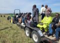 Hon. Eric Opoku, Minister for Food and Agriculture, and Delegation, tour Weber Feedyard and Bruning Farms