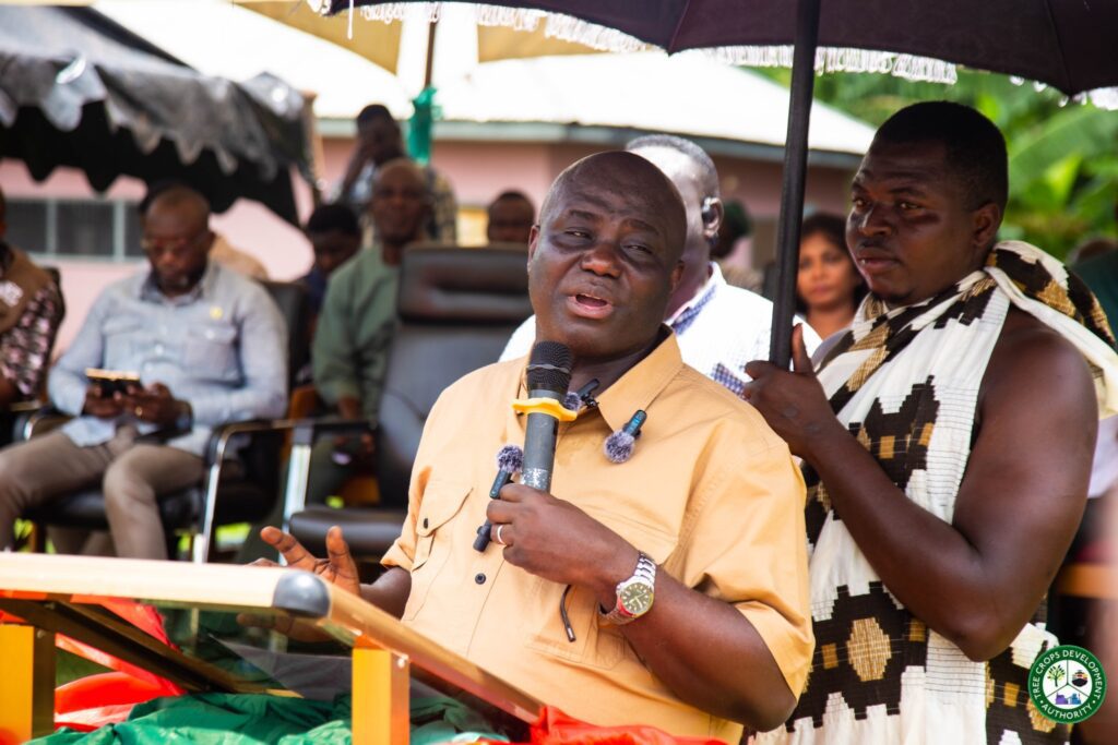 Hon. Eric Opoku Minister for Food and Agriculture at Nkoranza in the Bono East
