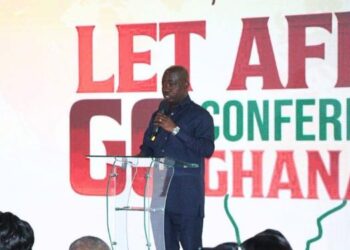 Hon. Sampson Ahi, Deputy Minister for Trade, Agribusiness and Industry at the 2026 Let Africa Go Conference