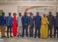 Ghana To Host 2027 World Cocoa Foundation Summit 6 Hon. Thomas Ampem Nyarko, Deputy Finance Minister, with Dr. Ransford Abbey, COCOBOD CEO, and Stakeholders, at the Official Announcement of the 2027 World Cocoa Foundation Partnership Meeting