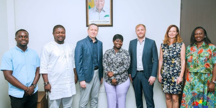 GEA and GIZ Partner on New Northern Hub to Boost Local MSMEs 1 Madam Margaret Ansei, GEA CEO, and Team, with GIZ Ghana Representatives