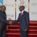 President John Dramani Mahama with President William Ruto after Africa Forward Summit
