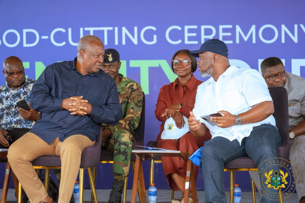 Mahama Unveils $3bn Housing Fund for Public Sector Workers 2 President John Dramani Mahama at the launch of Green City Housing Project in Dedesua