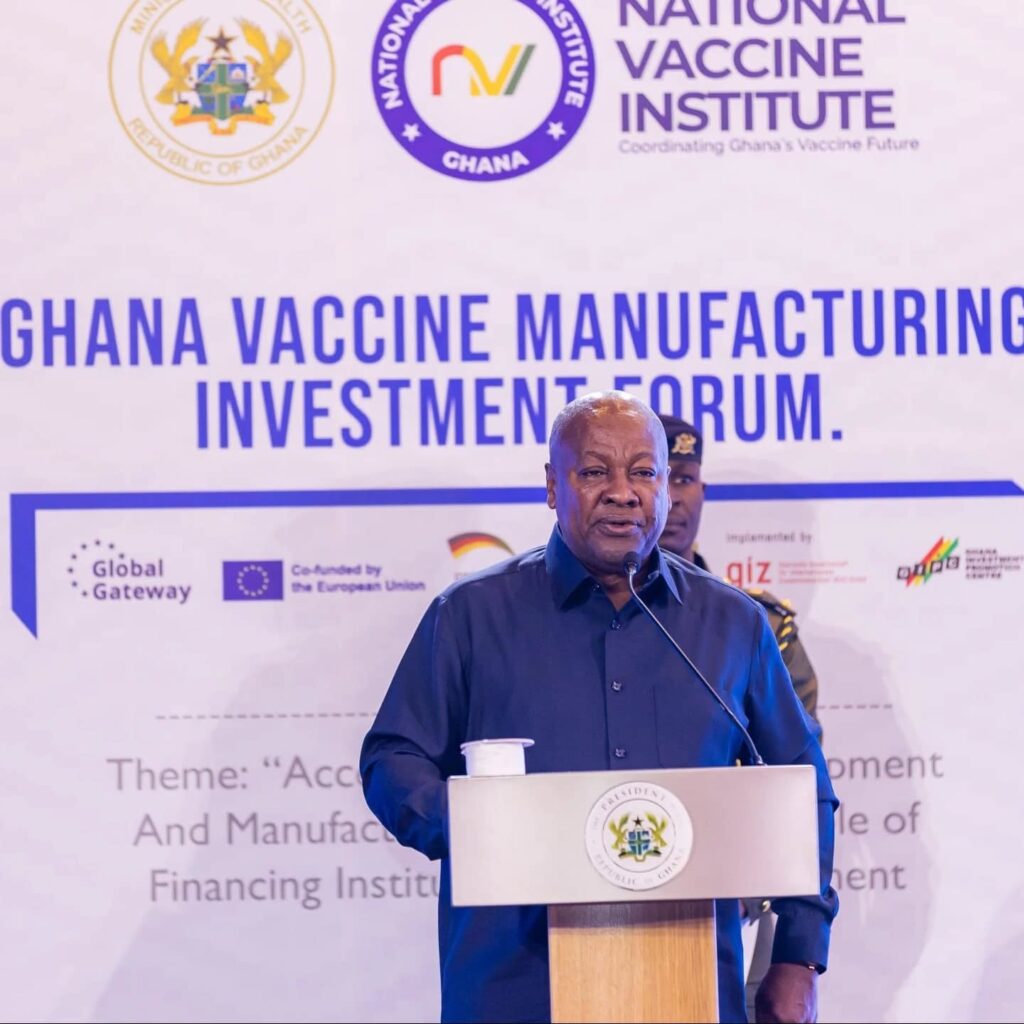 Mahama @Local Vaccine Manufacturing Forum 1