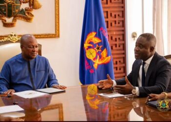 President John Dramani Mahama and Minister of Health Hon. Kwabena Mintah Akandoh