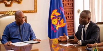 President John Dramani Mahama and Minister of Health Hon. Kwabena Mintah Akandoh