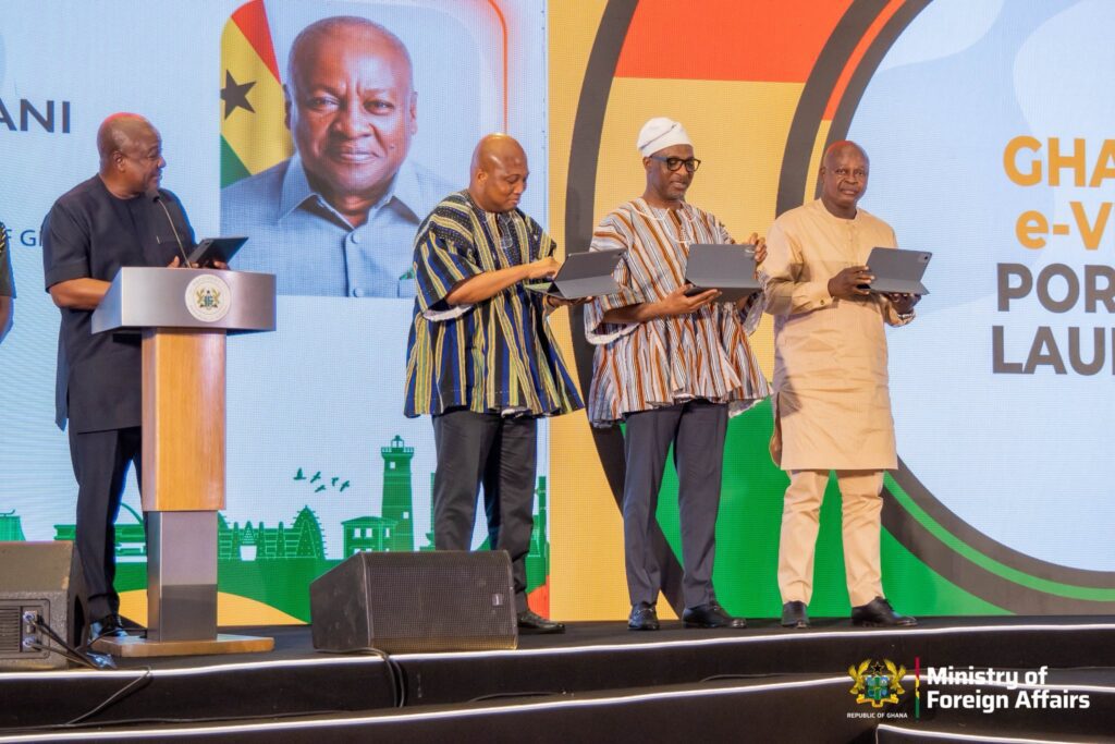 Mahama Orders Full Automation of Work and Residence Permits to Boost FDI 3 Mahama launches Ghanas E Visa