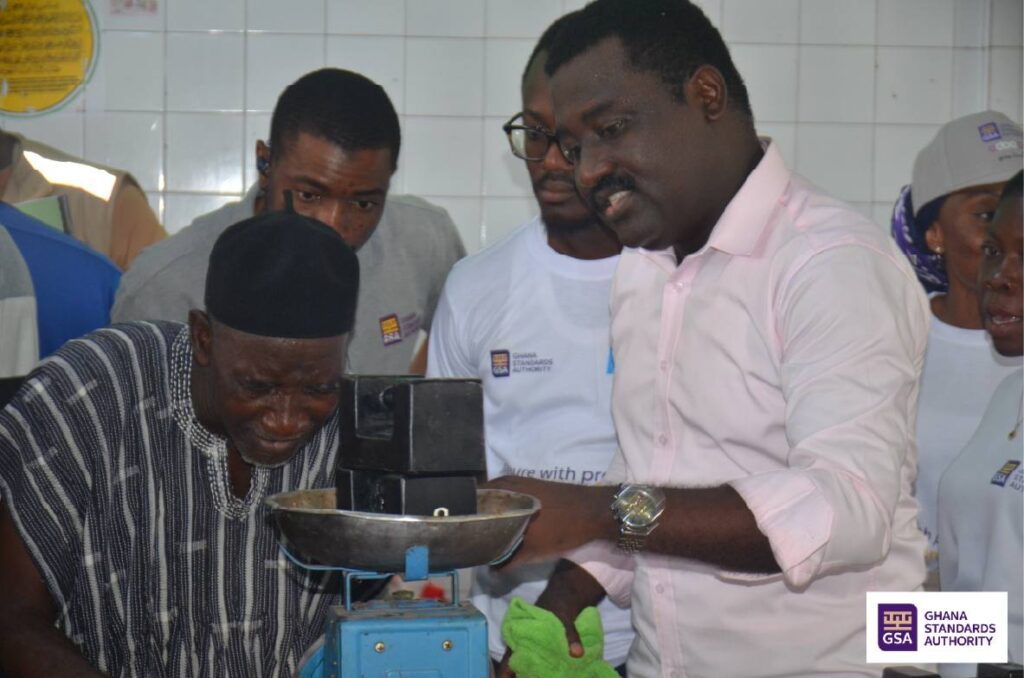 Metrology Directorate Officials at the Madina Market 2