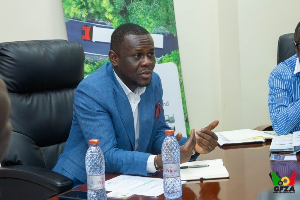 Mr. Lateef Apau Wiredu DCEO of GFZA