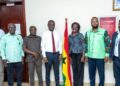 Mr. Lateef Apau Wiredu, GFZA DCEO, with Agribusiness Technical Working Group Committee