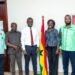 Mr. Lateef Apau Wiredu, GFZA DCEO, with Agribusiness Technical Working Group Committee