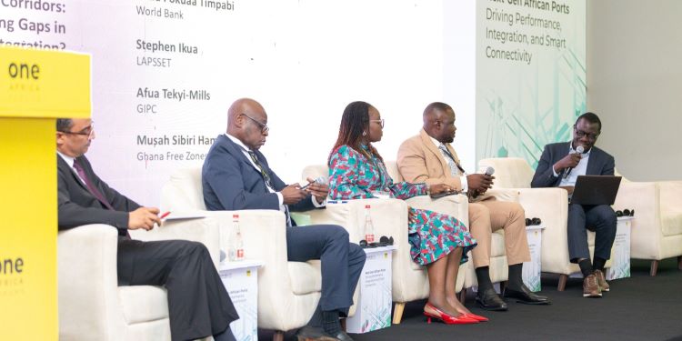 GFZA Outlines Special Economic Zone Transition at Africa Ports Forum 1 Mr. Musah Sibiri Hamidu, DCEO of GFZA, and Panelists, at the 7th Africa Ports Forum