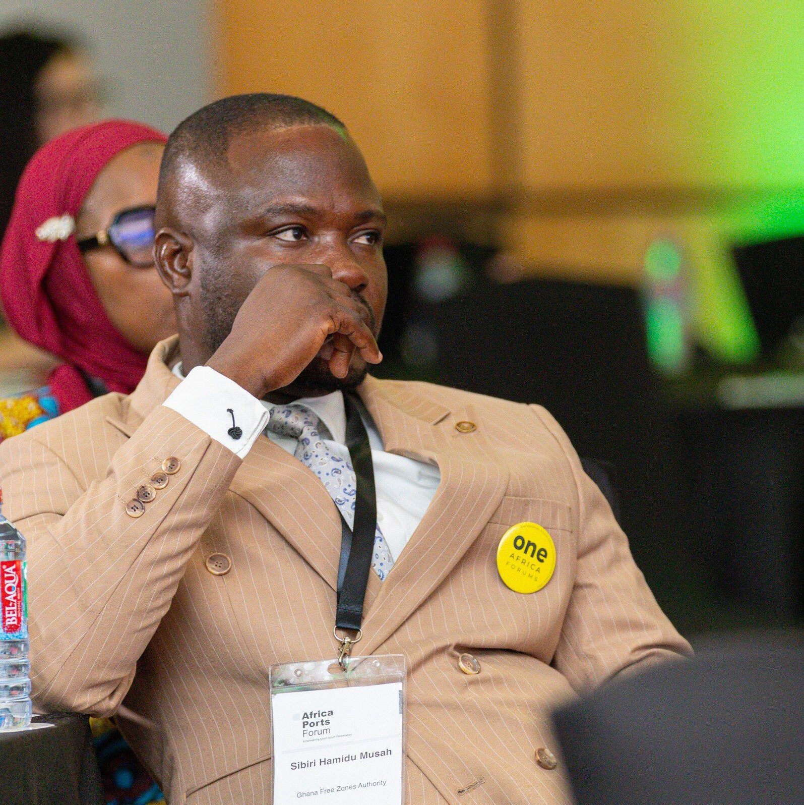 GFZA Outlines Special Economic Zone Transition at Africa Ports Forum 4 Mr. Musah Sibiri Hamidu DCEO of GFZA at the 7th Africa Ports Forum edited