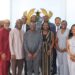 Mr. Noah Tumfo, Chief Director MoTAI, with GUBA's Lady Dentaa Amoateng, and Delegation