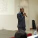 Mr. Tsonam Akpeloo, AGI Accra Regional Chairman, at the 10th Edition of the Entrepreneurial Knowledge Forum