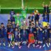 PSG Players lift the 2025/26 UEFA Champions League Title in joyous celebration
