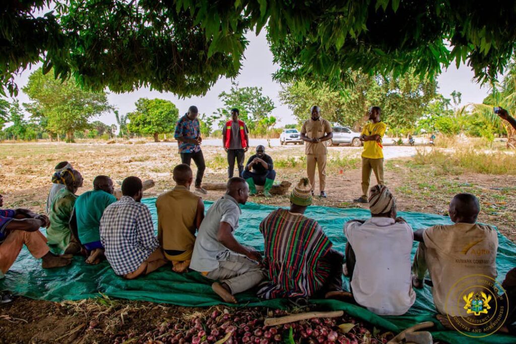 Feed Ghana Programme Rescues Falling Tomato Production in Zebilla 4 Peter Boamah Otokunor Director of the Presidential Initiative on Agriculture and Agribusiness in Zebilla 2